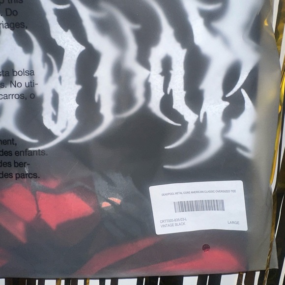 CIVIL REGIME X DARC SPORT X MARVEL DEADPOOL “METAL CORE” SHIRT - Picture 8 of 11